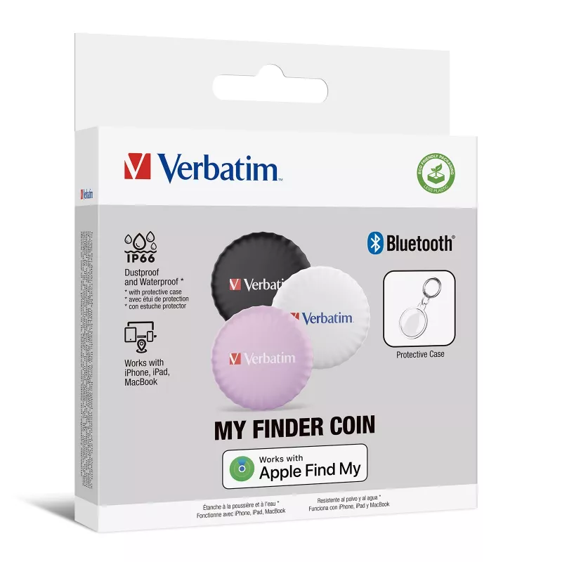 Verbatim 32135 GPS Tracker/Finder Personal Schwarz, Pink, Weiß
