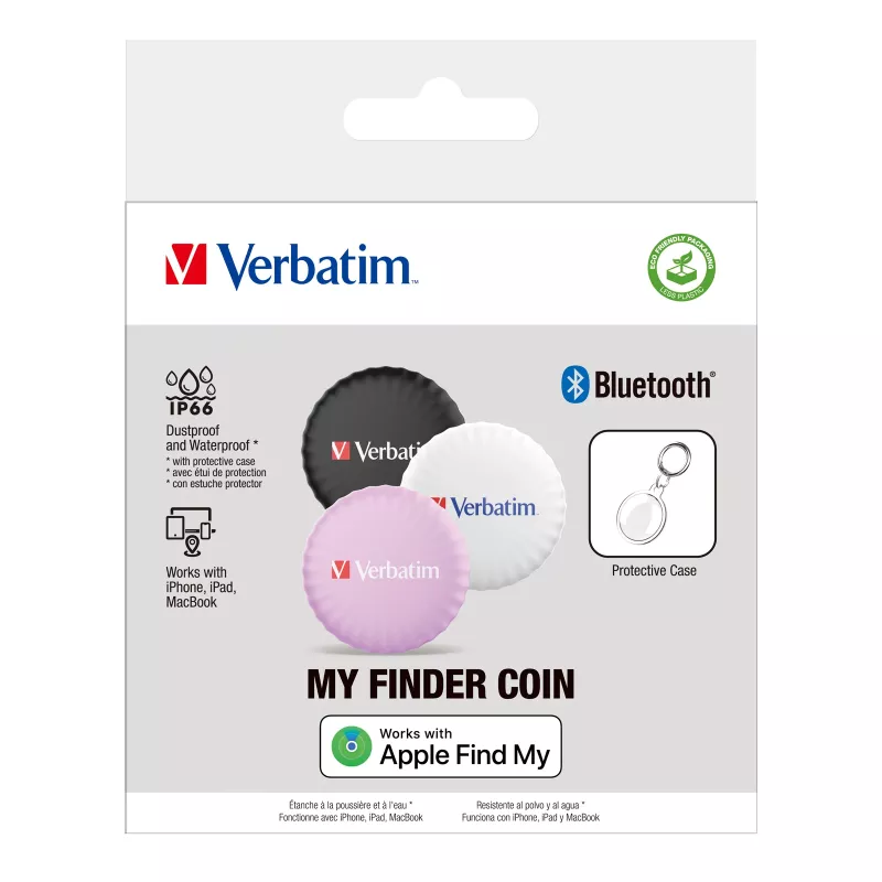 Verbatim 32135 GPS Tracker/Finder Personal Schwarz, Pink, Weiß