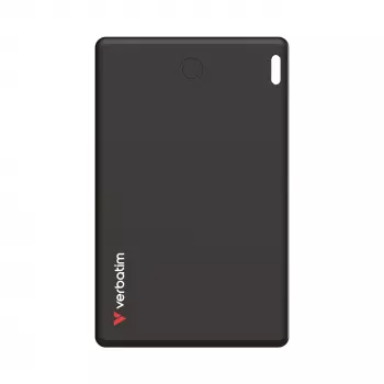 Verbatim My Finder Card Bluetooth Gegenstandsfinder 1 Stück Schwarz, Persönlich, Finder, Schwarz, Staubgeschützt, Wasserdicht, IP66, 1440 h