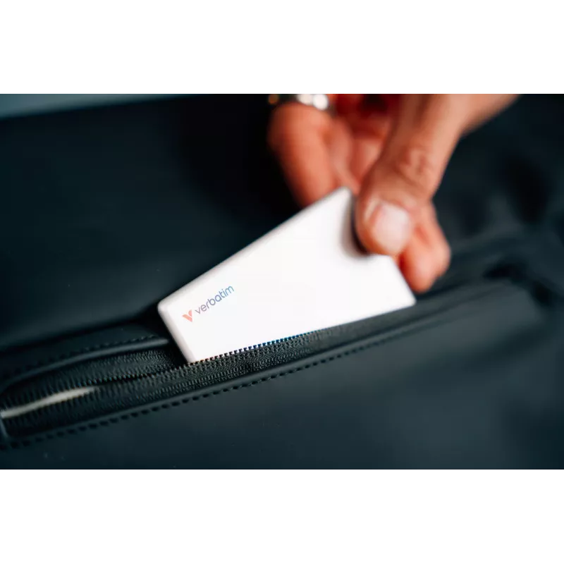 Verbatim My Finder Card Bluetooth Item Finder 1er-Pack Silber, Persönlich, Finder, Silber, Staubbeständig, Wasserdicht, IP66, 1440 h