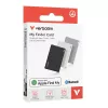 Verbatim My Finder Card Bluetooth Item Finder 3er-Pack Schwarz / Silber / Weiß