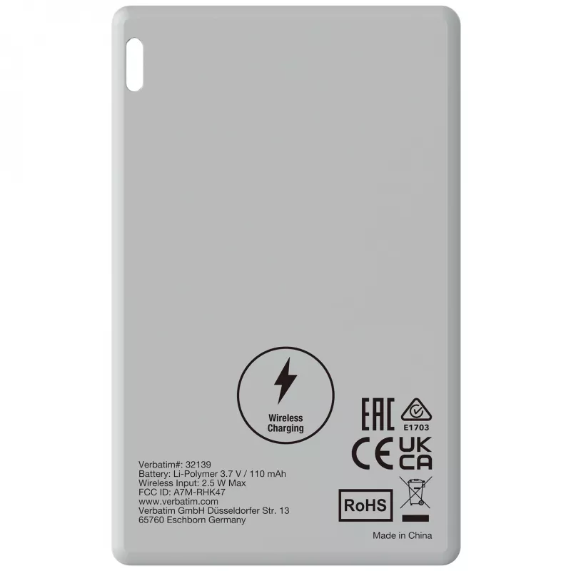 Verbatim My Finder Card Bluetooth Item Finder 3er-Pack Schwarz / Silber / Weiß