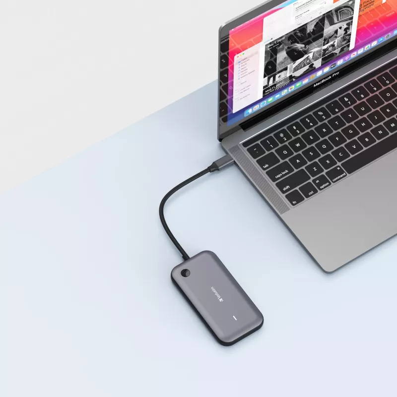 Verbatim Share My Screen 1080p USB-C Wireless Display Adapter mit Hub WDA-01