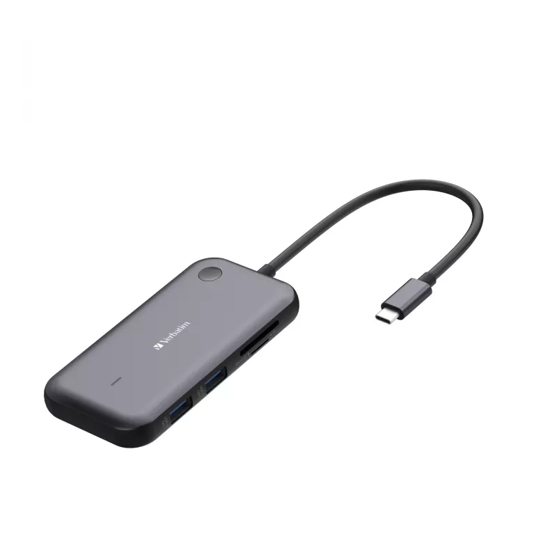 Verbatim Share My Screen 1080p USB-C Wireless Display Adapter mit Hub WDA-01