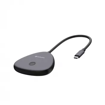 Verbatim Share My Screen USB-C Wireless Display Adapter 4K mit Hub WDA-02