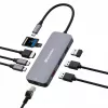 Verbatim CMH-09 USB Type-C 10.000 Mbit/s Silber