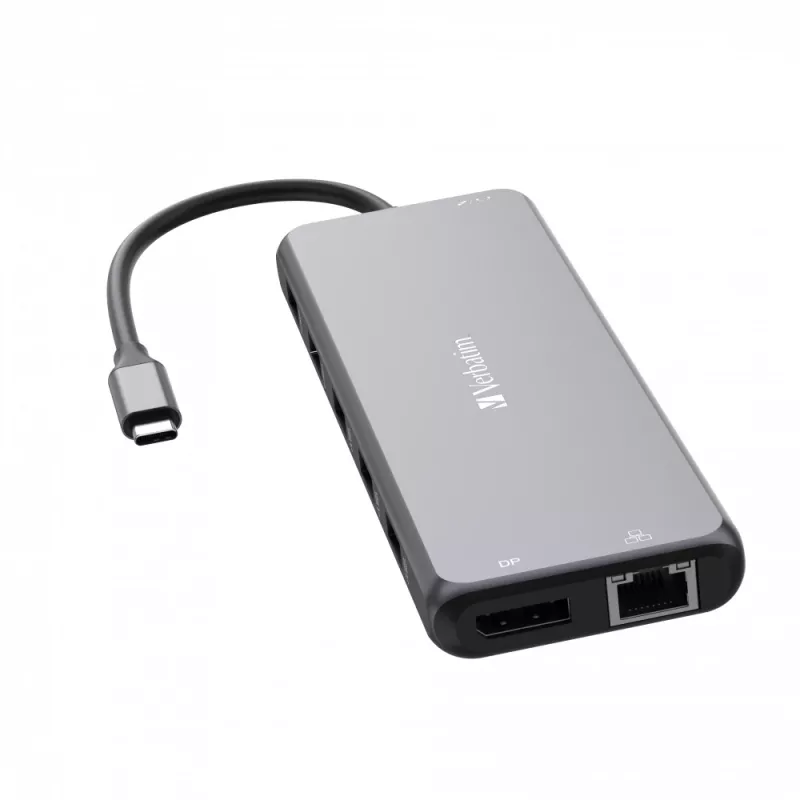 Verbatim CMH-13 USB Type-C Hub 10000 Mbit/s Silber