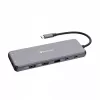 Verbatim CMH-13 USB Type-C Hub 10000 Mbit/s Silber