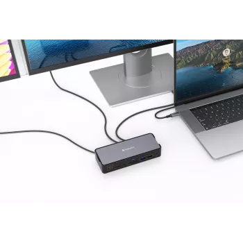 Verbatim CDS-15 Kabelgebunden USB 3.2 Gen 1 (3.1 Gen 1) Typ-C Schwarz, Grau