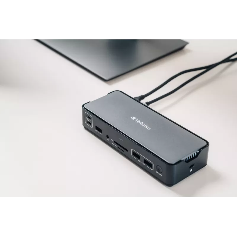 Verbatim CDS-15 Kabelgebunden USB 3.2 Gen 1 (3.1 Gen 1) Typ-C Schwarz, Grau