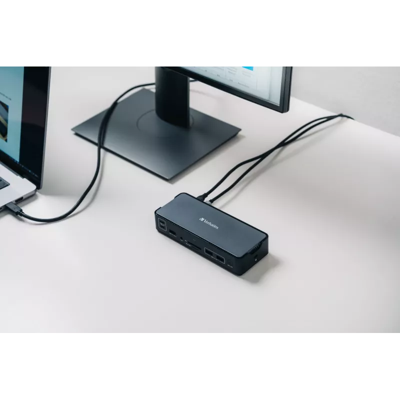 Verbatim CDS-15 Kabelgebunden USB 3.2 Gen 1 (3.1 Gen 1) Typ-C Schwarz, Grau