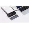 Verbatim CDS-15S Kabelgebunden USB 3.2 Gen 1 (3.1 Gen 1) Typ-C Schwarz, Grau
