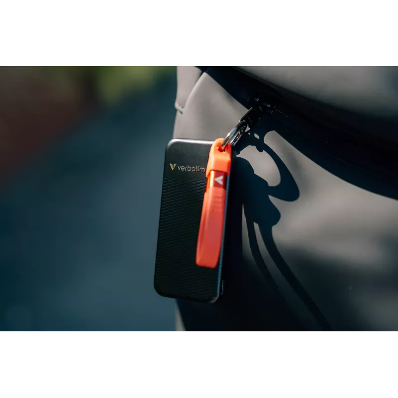 Verbatim Pocket SSD USB 3.2 Gen 2 1 TB Schwarz/Rot, 1 TB, USB Type-C, 3.2 Gen 2 (3.1 Gen 2), 1000 MB/s, 10 Gbit/s, Schwarz, Rot