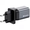 Verbatim GNC-35 GaN-Ladegerät 35W mit 1 x USB-C PD 35W / 1 x USB-A QC 3.0 (EU/UK/US)