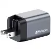 Verbatim GNC-35 GaN-Ladegerät 35W mit 1 x USB-C PD 35W / 1 x USB-A QC 3.0 (EU/UK/US)