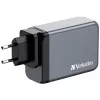 Verbatim GNC-240 GaN Ladegerät 240 W mit 1 x USB-C 140 W / 1 x USB-C 100 W / 1 x USB-C 65 W / 1 x USB-A QC 3.0 (EU/UK/US)