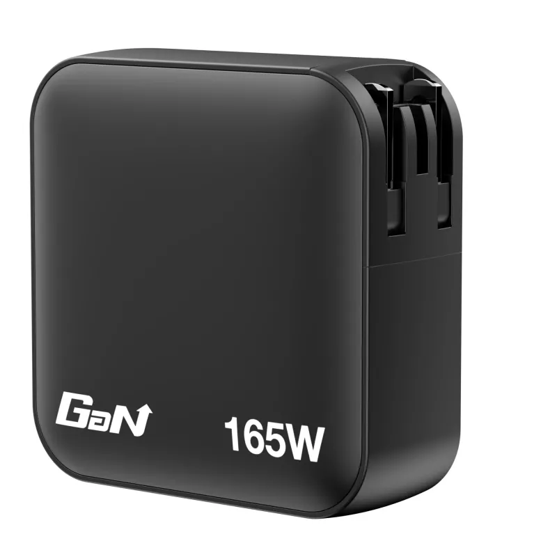 Verbatim Mini GaN Ladegerät 165W 4 Port US-Stecker mit EU- und UK-Adaptern
