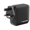 Verbatim Mini GaN Ladegerät 165W 4 Port US-Stecker mit EU- und UK-Adaptern