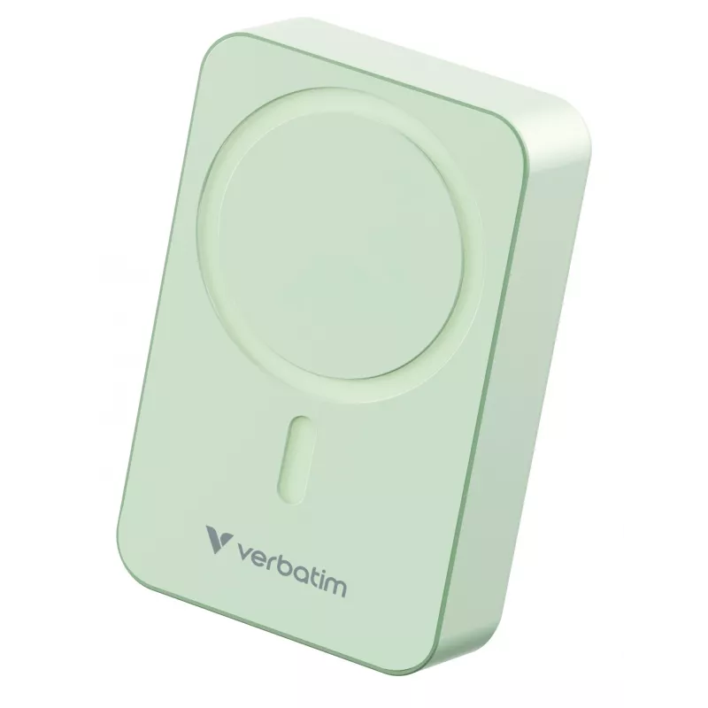 Verbatim Charge 'n' Go Essentials Magnetische Wireless Powerbank 20000 mAh Grün