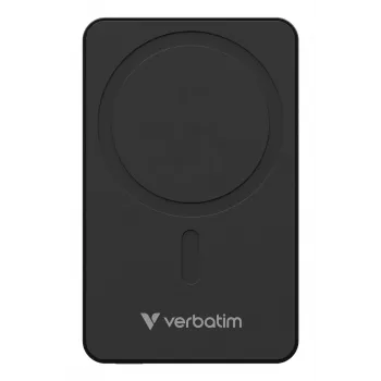 Verbatim Charge 'n' Go Essentials Magnetische Wireless Powerbank 5000 mAh Schwarz