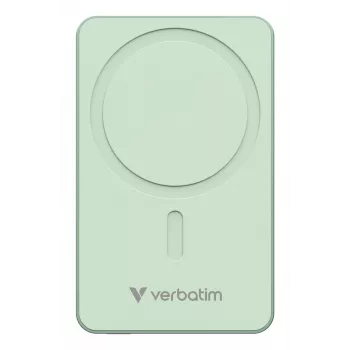 Verbatim Charge 'n' Go Essentials Magnetic Wireless Power Bank 10000 mAh Grün