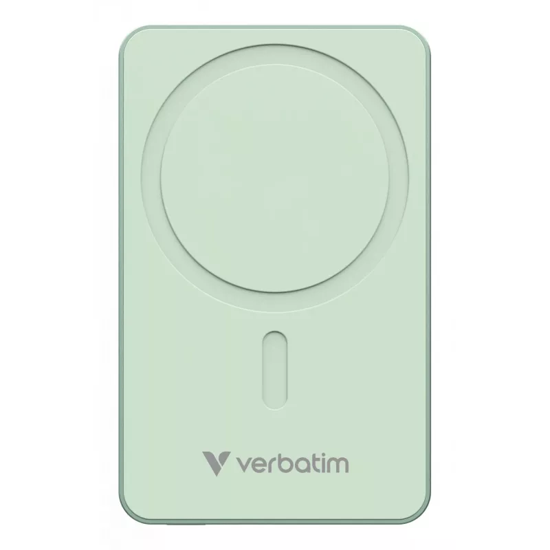Verbatim Charge 'n' Go Essentials Magnetic Wireless Power Bank 10000 mAh Grün