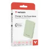 Verbatim Charge 'n' Go Essentials Magnetic Wireless Power Bank 10000 mAh Grün