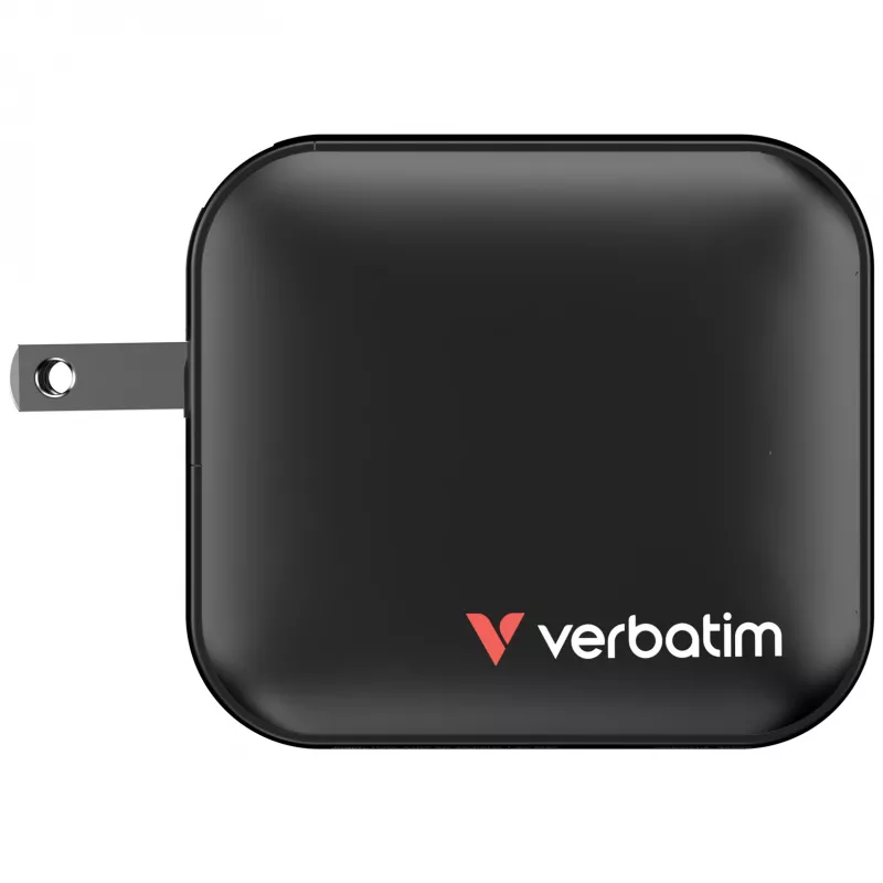 Verbatim GaN Ladegerät 100W Universal Schwarz AC Schnellladung Innenbereich