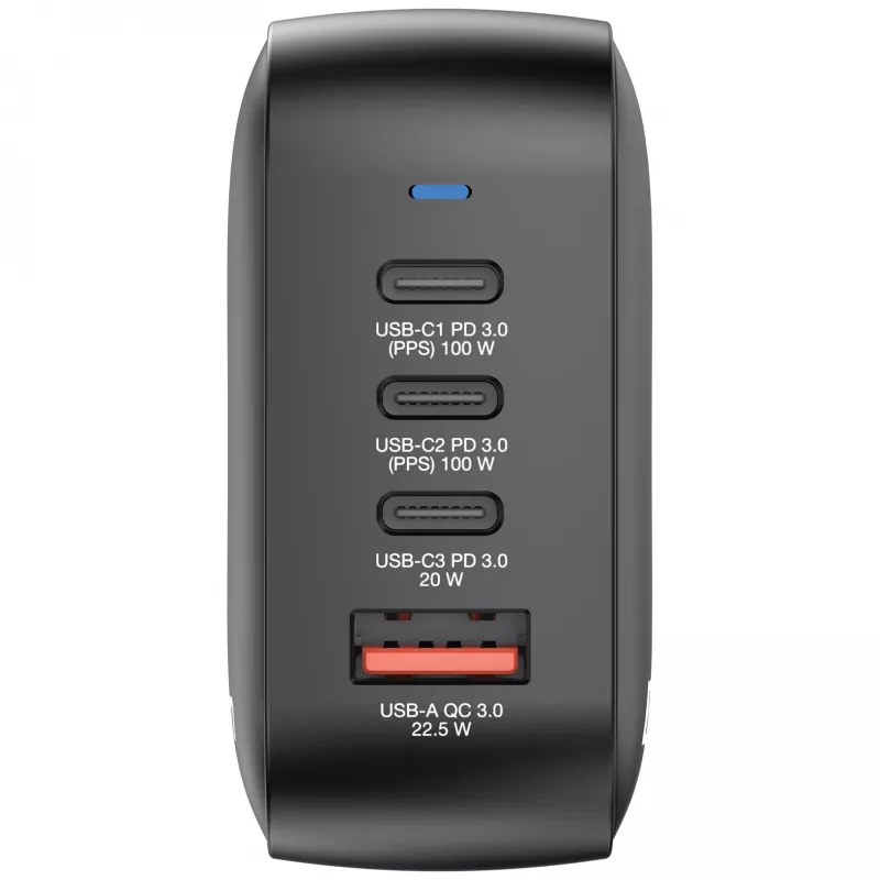 Verbatim Mini GaN Ladegerät 100W 4 Port US-Stecker mit EU- und UK-Adaptern