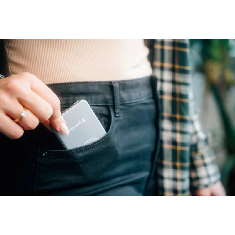 Verbatim Charge 'n' Go Magnetic Wireless Power Bank 5000mAh Grau