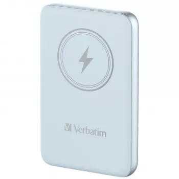 Verbatim Charge 'n' Go Magnetic Wireless Power Bank 10000mAh Blau