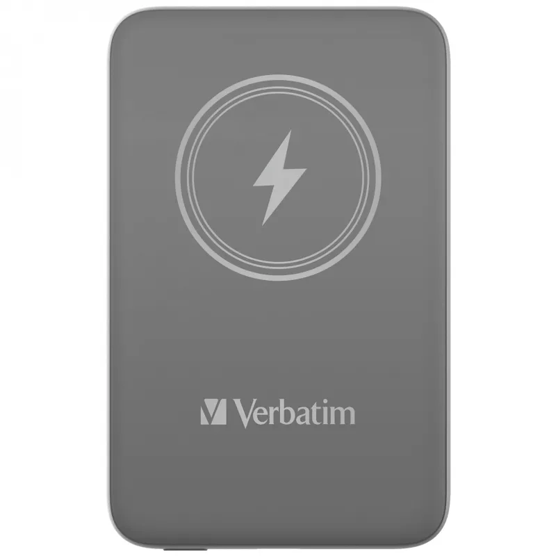 Verbatim Charge 'n' Go Magnetic Wireless Power Bank 10000mAh Grau