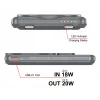 Verbatim Charge'n'Go 2C Powerbank 5000 mAh Grau