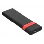Verbatim M.2 NVMe SSD Gehäuse Kit, SSD-Gehäuse, M.2, PCI Express, 10 Gbit/s, USB-Konnektivität, Schwarz, Rot