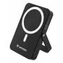 Verbatim Charge 'n' Go Magnetic Wireless Power Bank mit Ständer – 10000 mAh Schwarz