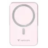 Verbatim Charge 'n' Go Magnetic Wireless Power Bank mit Ständer – 10000 mAh Pink