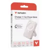 Verbatim Charge 'n' Go Magnetic Wireless Power Bank mit Ständer – 10000 mAh Pink