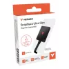 Verbatim SnapBack Ultra schlank SSD 1TB USB Type-C USB 3.2 Gen 2x2 Schwarz