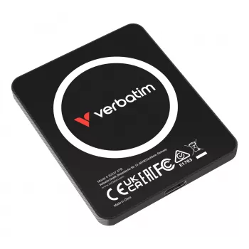 Verbatim SnapBack Ultra schlank SSD 2TB USB Type-C USB 3.2 Gen 2x2 Schwarz