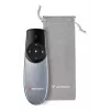 Verbatim Focus Wireless Presenter mit rotem Laserpointer, RF, USB, 30 m, Schwarz, Silber
