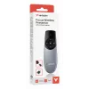 Verbatim Focus Wireless Presenter mit rotem Laserpointer, RF, USB, 30 m, Schwarz, Silber