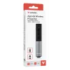 Verbatim Agenda Wireless Presenter mit rotem Laserpointer, RF, USB, 100 m, Schwarz, Silber