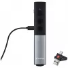 Verbatim Agenda Wireless Presenter mit rotem Laserpointer, RF, USB, 100 m, Schwarz, Silber