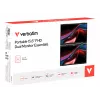 Verbatim Portable 15.6 Zoll FHD Dual Monitor Essentials, 39,6 cm (15,6 Zoll), LCD, 1920 x 1080 Pixel, Full HD, 16:9, 10 ms