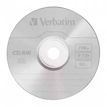 Verbatim CD-RW 12x 700 MB 10 Stk.