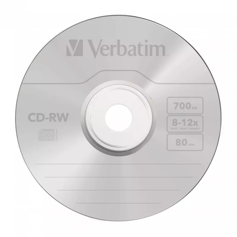 Verbatim CD-RW 12x 700 MB 10 Stk.