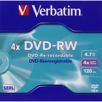 Verbatim VB-DMW44JC, DVD-RW, 120 mm, Jewelcase, 1 Stück, 4,7 GB