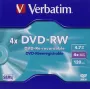 Verbatim VB-DMW44JC, DVD-RW, 120 mm, Jewelcase, 1 Stück, 4,7 GB