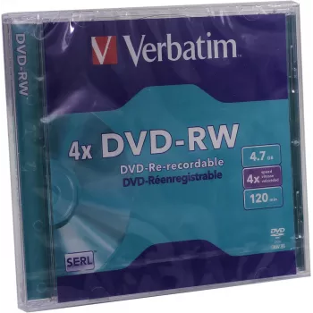 Verbatim VB-DMW44JC, DVD-RW, 120 mm, Jewelcase, 1 Stück, 4,7 GB