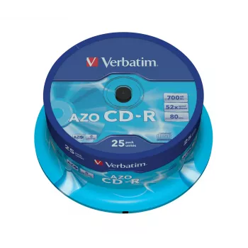 Verbatim CD-R AZO Crystal 700 MB 52x 25 St.